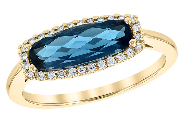 L245-23076: LDS RG 1.79 LONDON BLUE TOPAZ 1.90 TGW