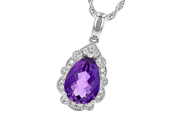 L245-25749: NECKLACE 1.53 AMETHYST 1.68 TGW (10x7 PS)