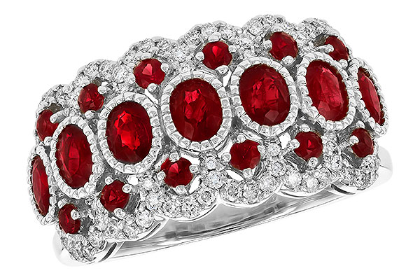 L327-93994: LDS WED RG 1.90 TW RUBY 2.15 TGW