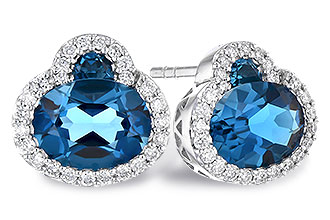 L327-97576: EARR 2.60 TW LONDON BLUE TOPAZ 2.81 TGW