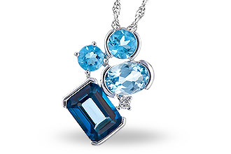 L327-97594: NECK 3.08 BLUE TOPAZ TW 3.11 TGW