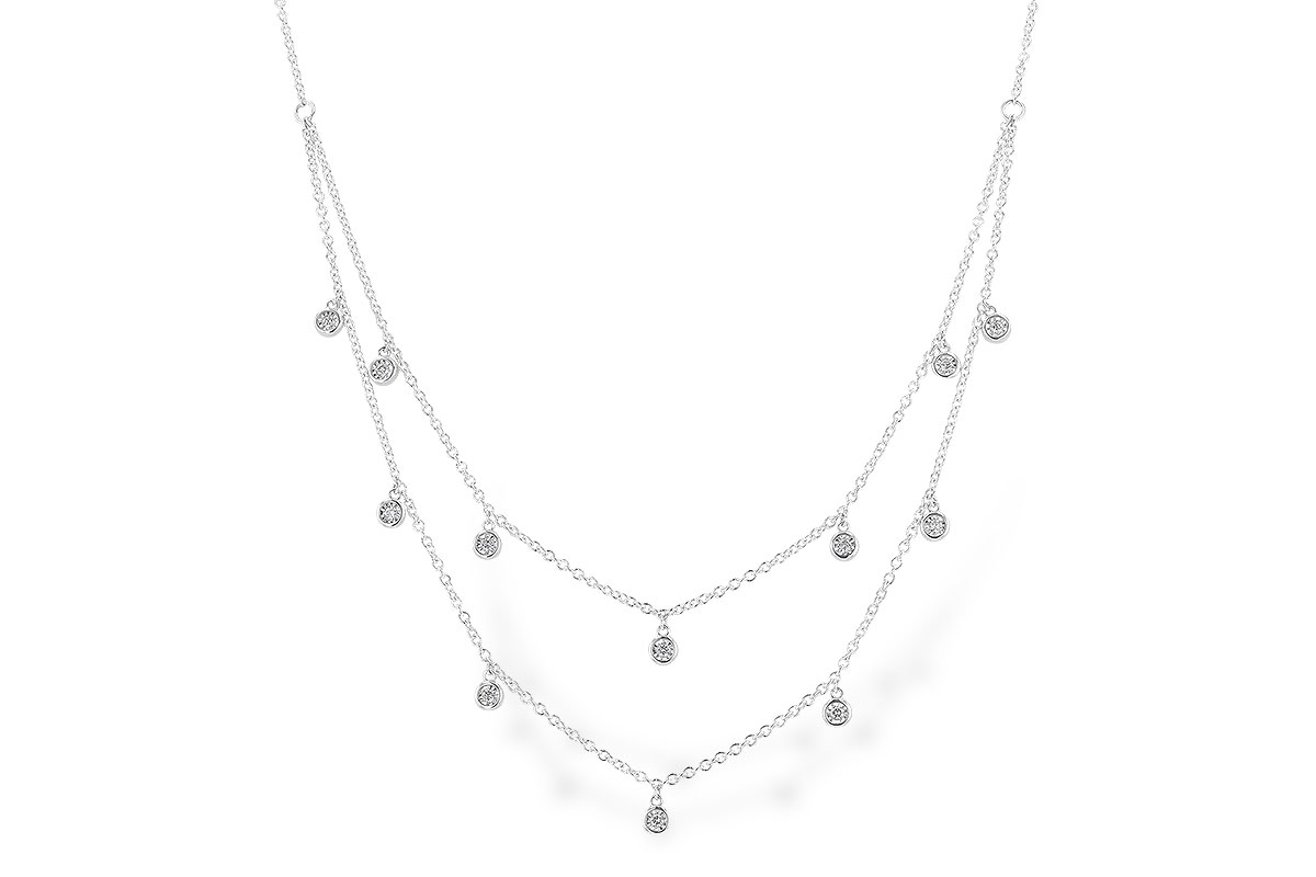 L328-83076: NECKLACE .22 TW (18 INCHES)