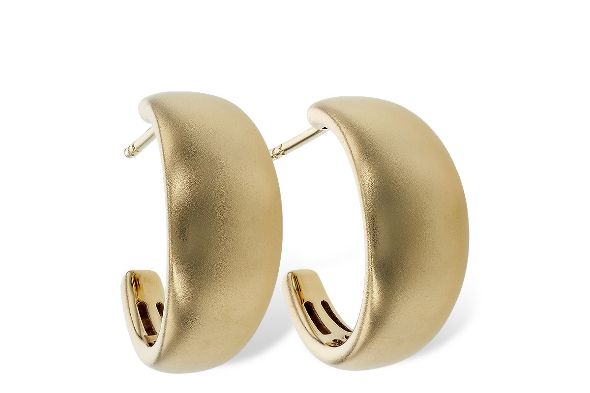 L329-74849: GOLD EARRINGS (20MM)