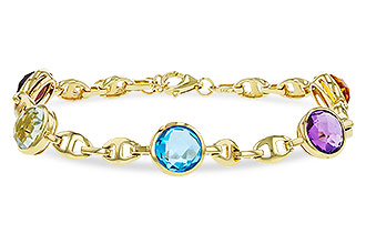 L329-76676: BRACELET 7.09 TW SEMI-PREC (GT,CIT,AMY,G.AMY,BT)