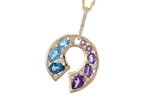 L329-76685: NECKLACE 1.77 SEMI-PREC (AMY & BT) 1.90 TGW