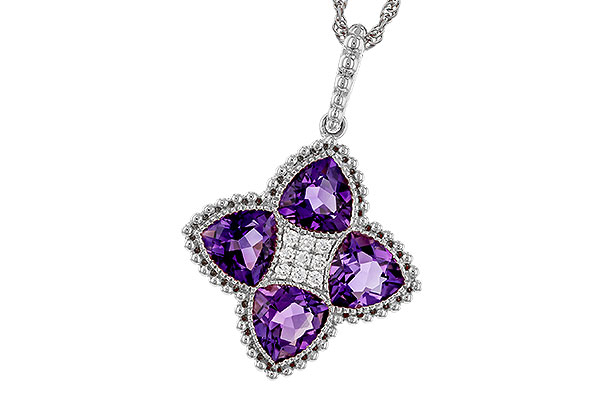 L329-77549: NECKLACE 2.22 AMETHYST 2.28 TGW