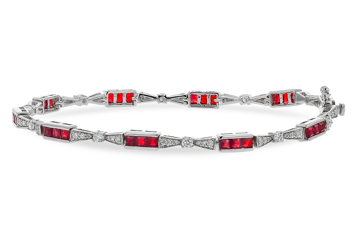 L329-78494: BRACELET 2.05 RUBY 2.70 TGW (7")