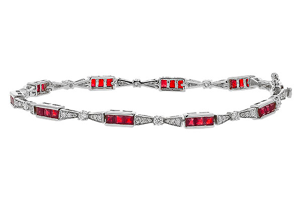 L329-78494: BRACELET 2.05 RUBY 2.70 TGW (7")
