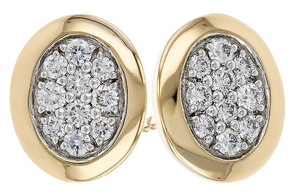 L329-79385: EARRINGS .39 TW