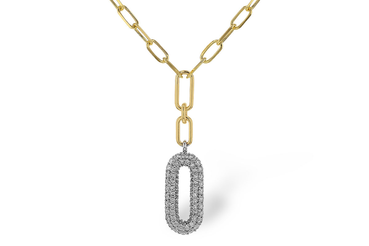 L329-80303: NECKLACE .96 TW (18")