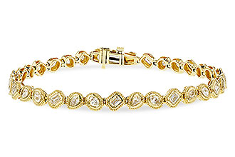L329-80340: BRACELET 2.15 TW FANCY CUT DIAMONDS
