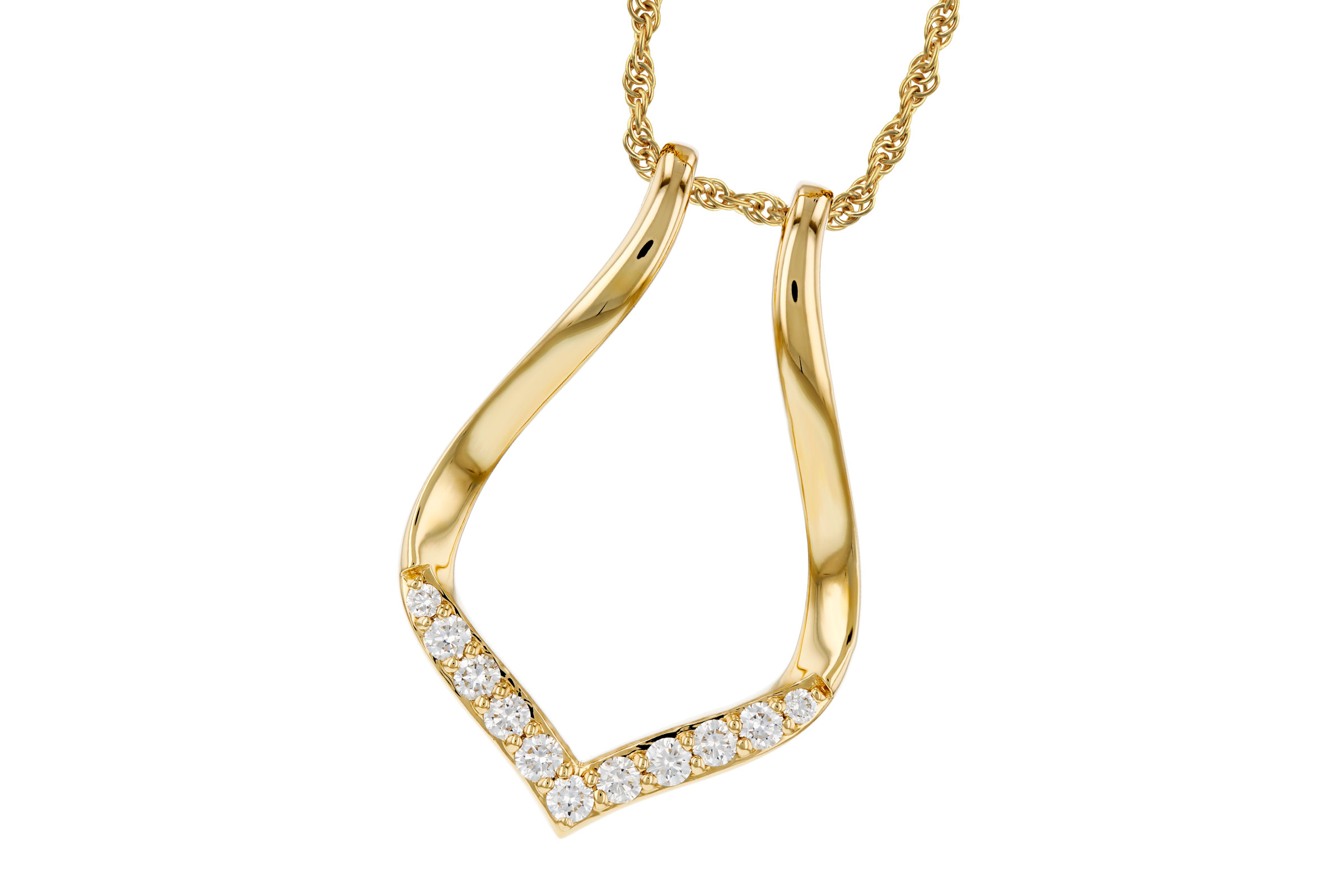 L330-64840: NECKLACE .33 TW