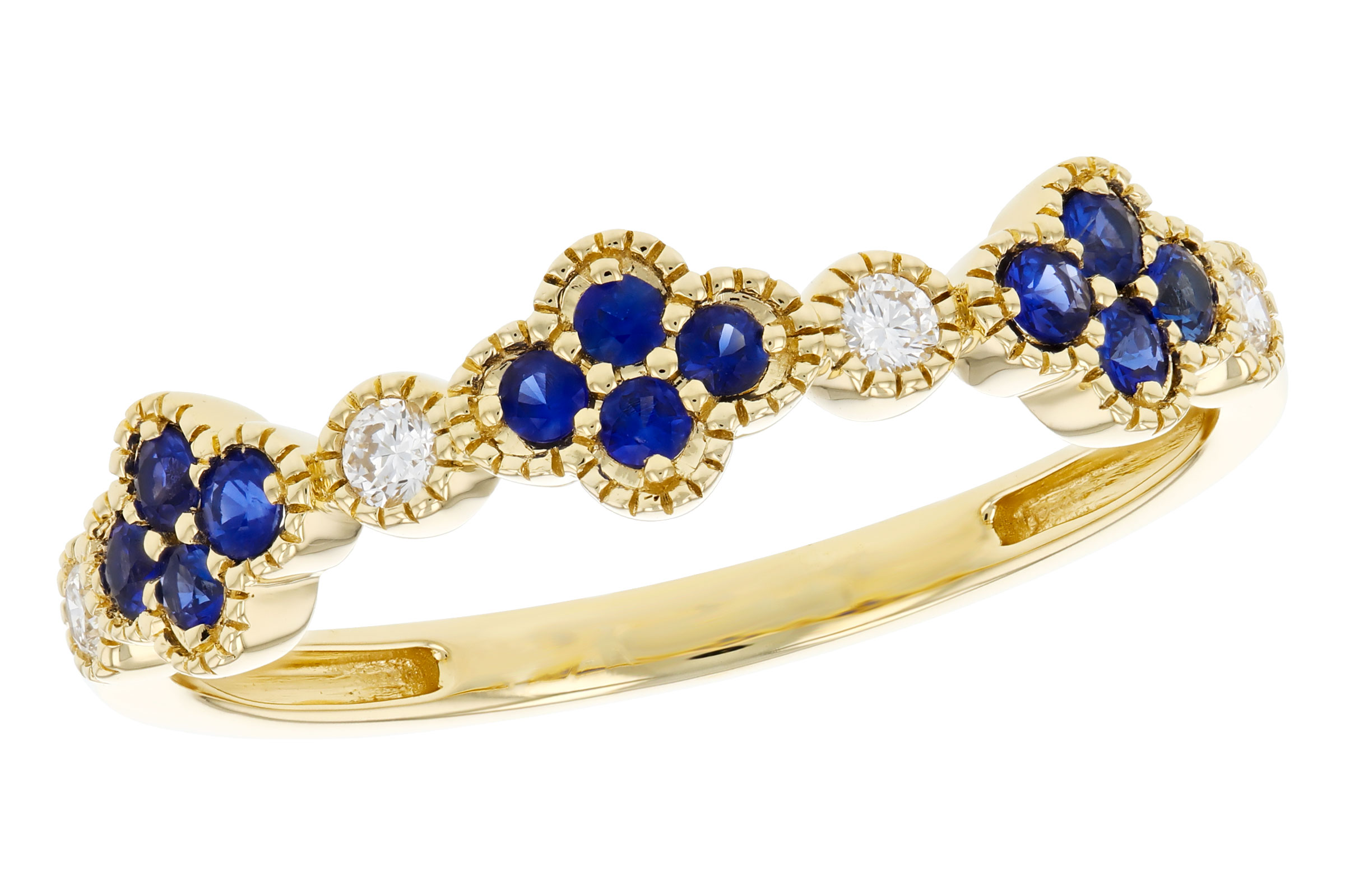 L330-66658: LDS WED RG .23 TW SAPPHIRE .31 TGW