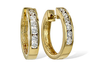 M056-11267: EARRINGS .50 TW