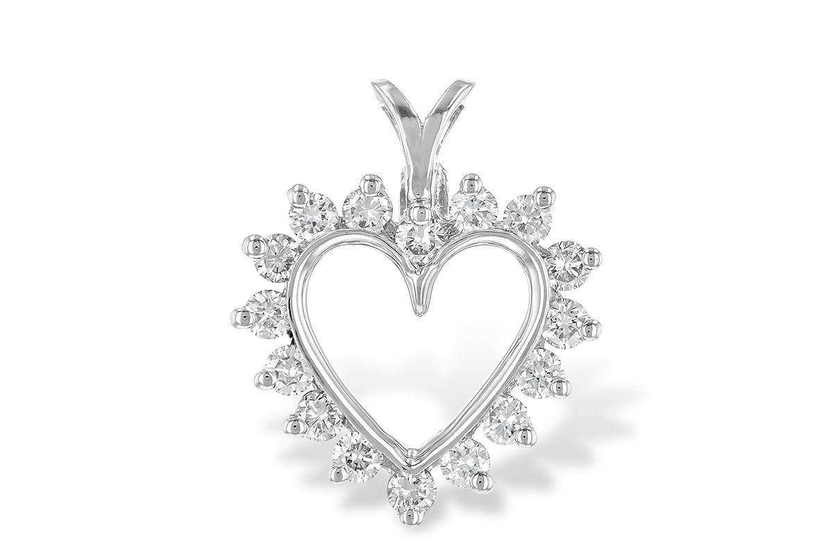 M061-57630: HEART PENDANT .45 TW
