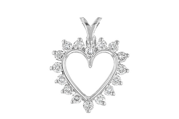 M061-57630: HEART PENDANT .45 TW