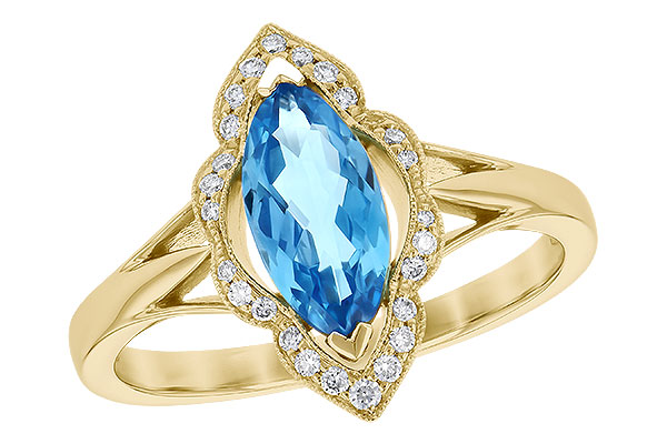 M327-97621: LDS RG 1.26 BLUE TOPAZ 1.37 TGW