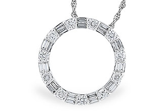 M328-85730: NECKLACE .25 TW BAG .60 TW