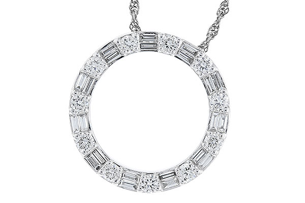 M328-85730: NECKLACE .25 TW BAG .60 TW