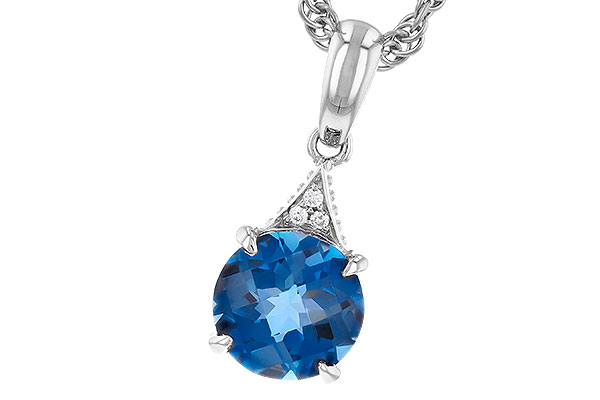 M328-86667: NECK 1.60 LONDON BLUE TOPAZ 1.61 TGW (7MM RD)