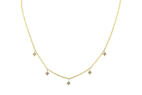 M328-89412: NECKLACE .19 TW (18")