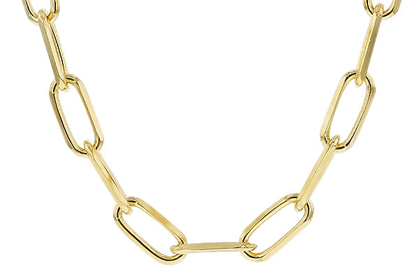 M329-73003: PAPERCLIP LG (16IN, 4.0MM, 14KT, LOBSTER CLASP)