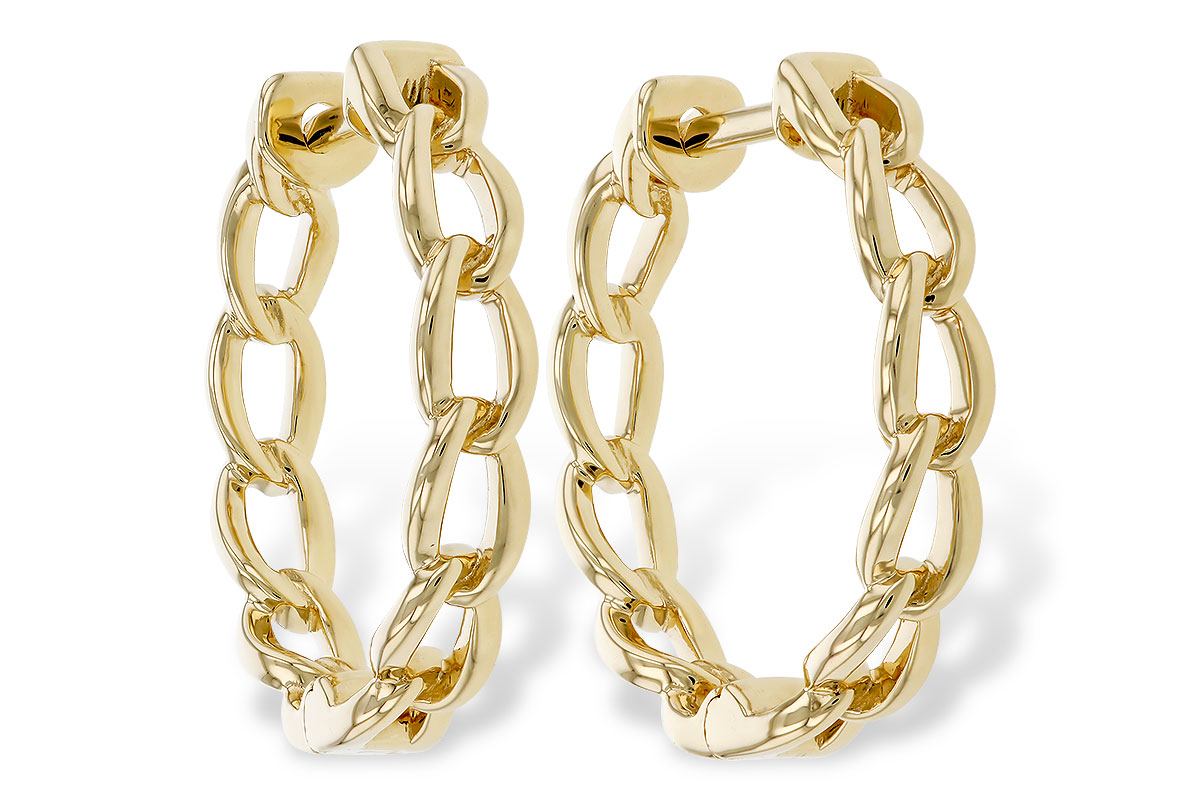 M329-73958: GOLD EARRINGS (18MM)