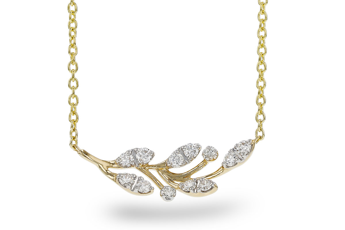 M329-75730: NECKLACE .32 TW (18")