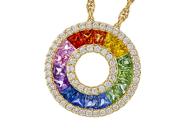M329-75758: NECK 1.53 MULTI-COLOR SAPP 1.82 TGW