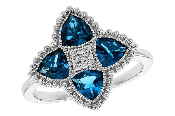 M329-77549: LDS RG 1.62 LONDON BLUE TOPAZ 1.66 TGW