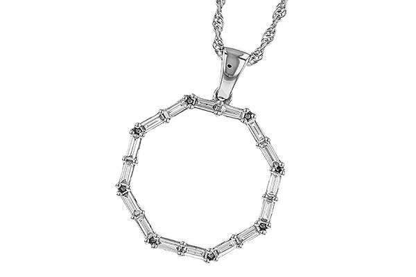 M329-78476: NECKLACE .35 TW BAG DIAS