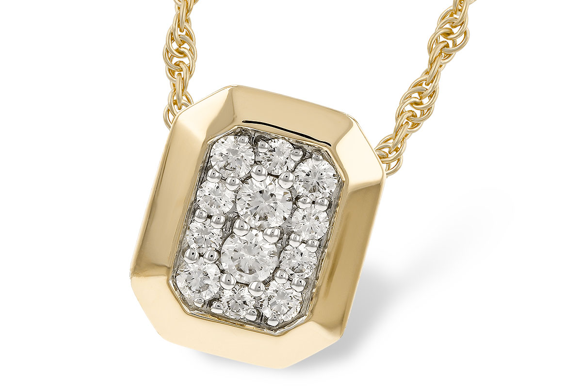 M329-79376: NECKLACE .25 TW