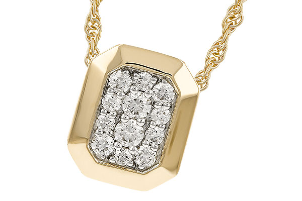 M329-79376: NECKLACE .25 TW