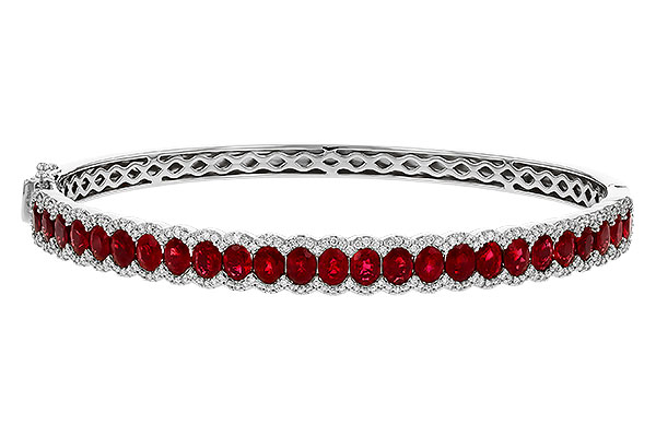 M329-80276: BANGLE 5.04 TW RUBY 5.60 TGW