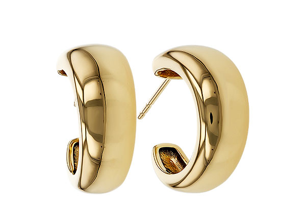 M329-80294: GOLD EARRINGS (16MM)