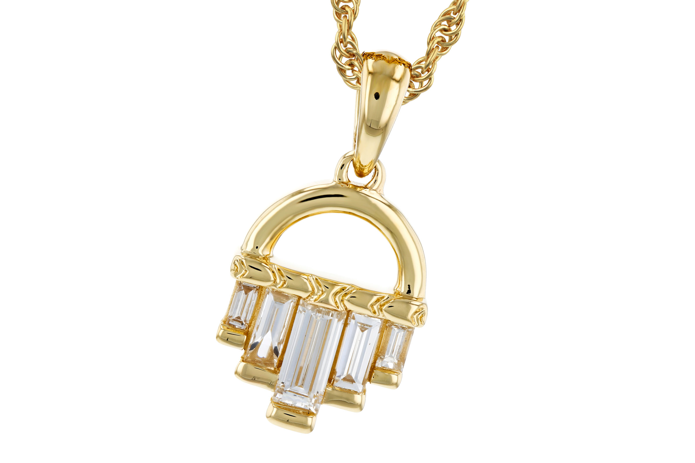 M330-65758: NECK .46 TW BAGUETTE DIAS